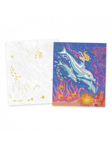 PEINTURE AU NUMERO DAUPHINS