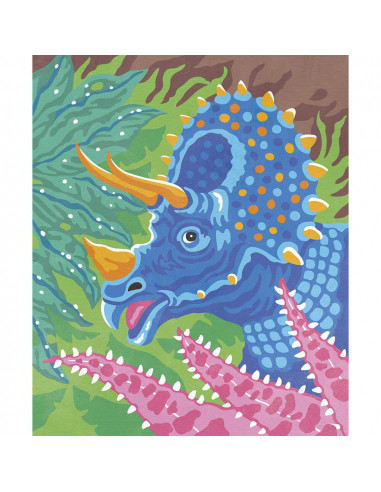 PEINTURE AU NUMERO DINOSAURES