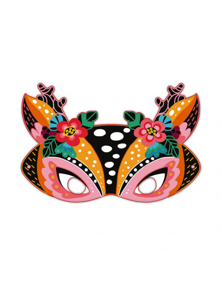SCRATCH ART MASQUES ET LUNETTES ANIMAUX 