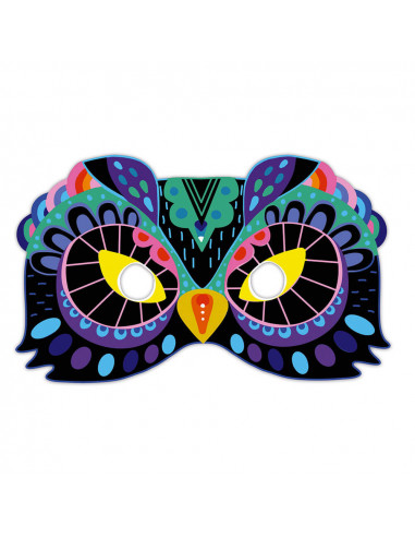 SCRATCH ART MASQUES ET LUNETTES ANIMAUX 