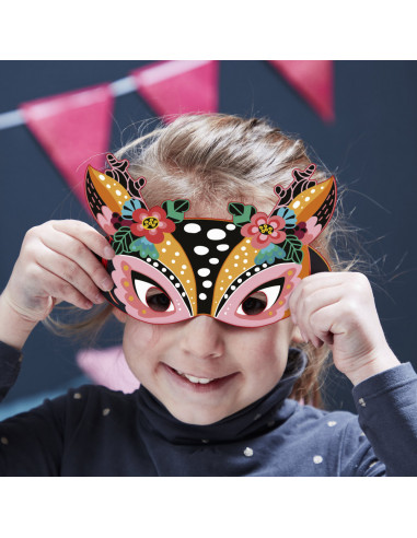 SCRATCH ART MASQUES ET LUNETTES ANIMAUX 