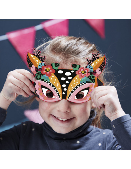 SCRATCH ART MASQUES ET LUNETTES ANIMAUX 