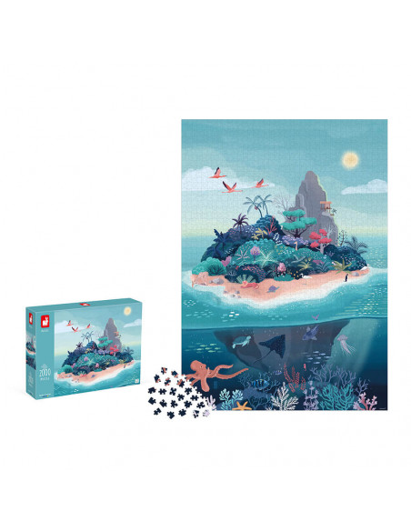 PUZZLE L'ILE MYSTERIEUSE - 2000 PCS