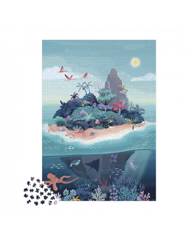 PUZZLE L'ILE MYSTERIEUSE - 2000 PCS