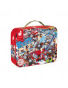 PUZZLE D'OBSERVATION ROND - POMPIERS DE L'EXTREME - 208 PCS