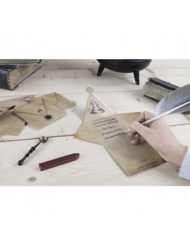 Set de 8 invitations enveloppes apprenti sorcier