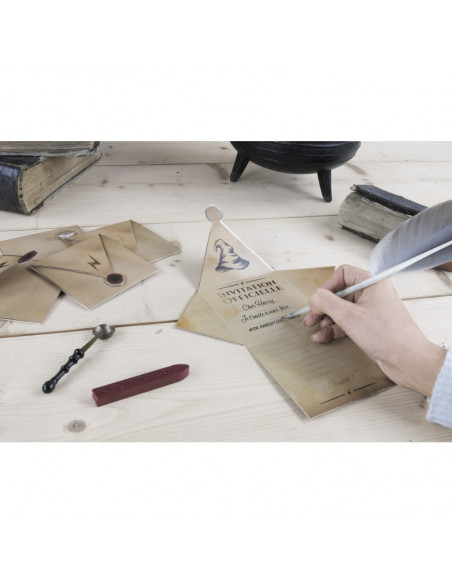 Set de 8 invitations enveloppes apprenti sorcier