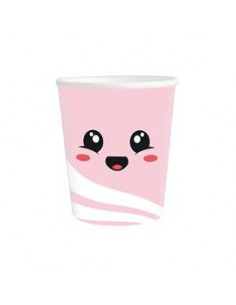 Gobelets 200ml sweety junk food x 8