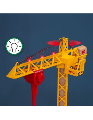 BRIO Grande Grue Lumineuse