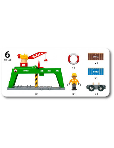 BRIO Grue double voie