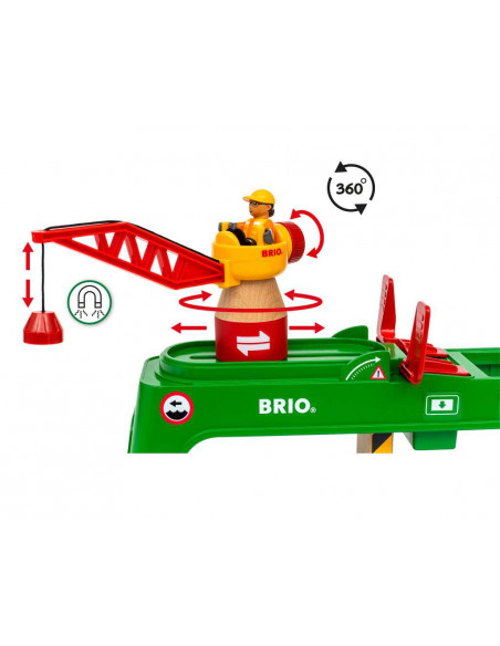 BRIO Grue double voie