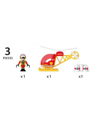 BRIO Hélicoptère Pompiers
