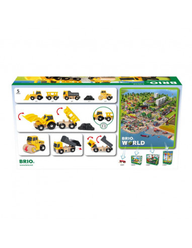 BRIO Coffret 3 engins chantier