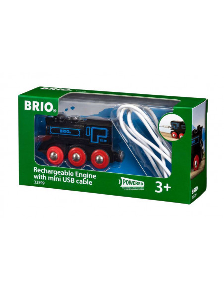 BRIO Locomotive Rechargeable - Train électrique USB