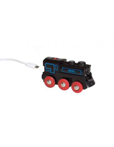 BRIO Locomotive Rechargeable - Train électrique USB