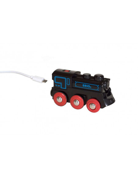 BRIO Locomotive Rechargeable - Train électrique USB