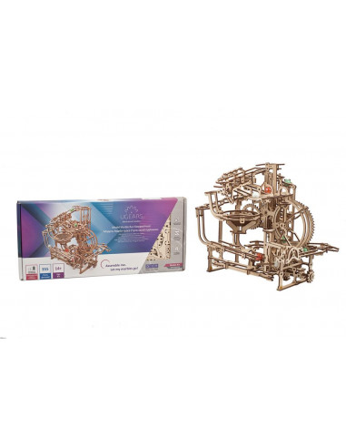 UGEARS Circuit à Billes Palan - Jeu de construction mécanique