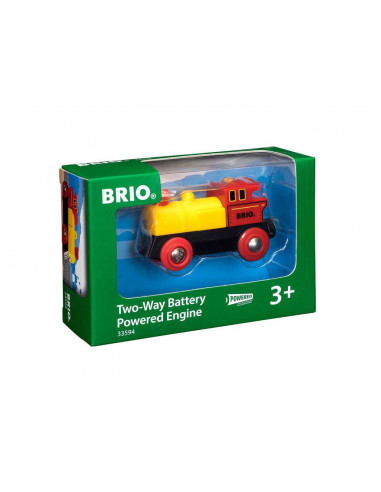 BRIO Locomotive jaune pile bi-directionn