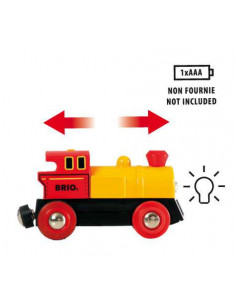 BRIO Locomotive jaune pile bi-directionn 2