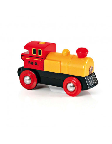 BRIO Locomotive jaune pile bi-directionn