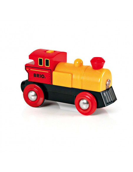 BRIO Locomotive jaune pile bi-directionn