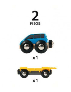 BRIO Wagon transport voiture rampe 2