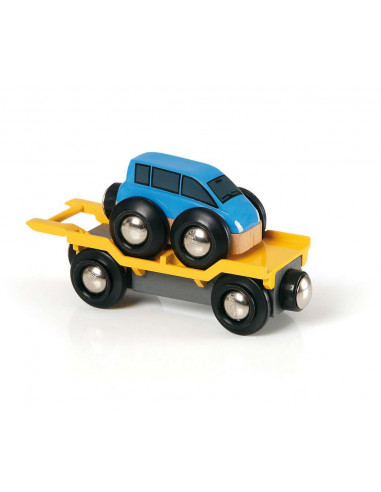 BRIO Wagon transport voiture rampe