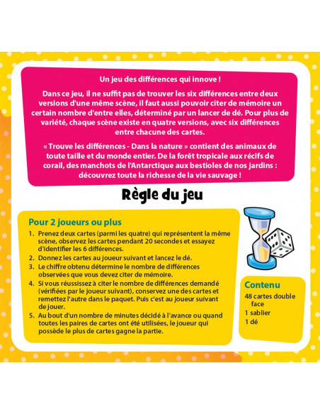 BRAINBOX - TROUVE LES DIFFERENCES - DANS LA NATURE
