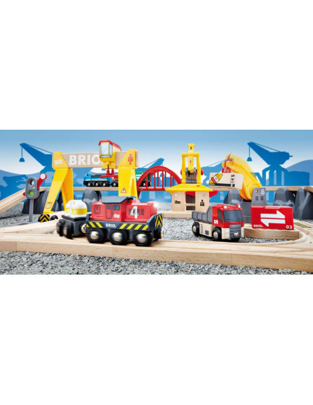 Brio circuit grues et chargements