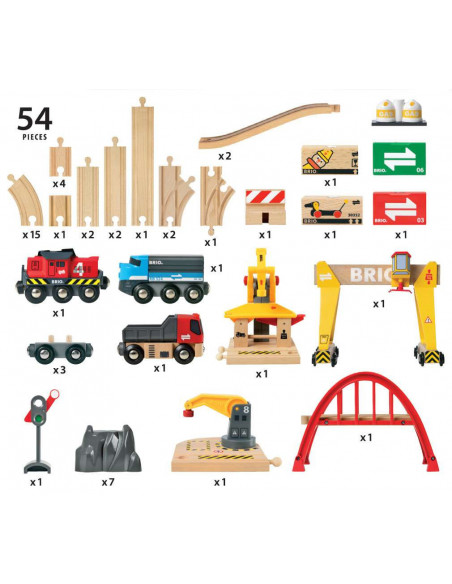 Brio circuit grues et chargements