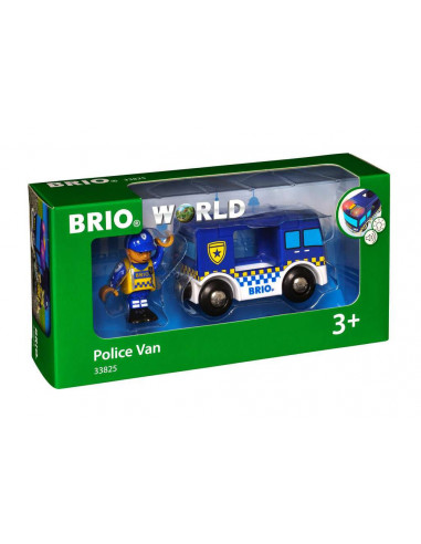 BRIO Camion Police Son Lumineux - Véhicule d'intervention interactif