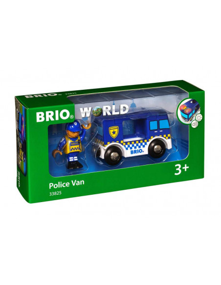 BRIO Camion Police Son Lumineux - Véhicule d'intervention interactif