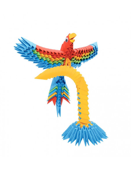Creagami - Perroquet - Origami 3D