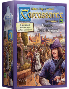CARCASSONNE : COMTE,ROI & BRIGAND (EXTENSION 6)