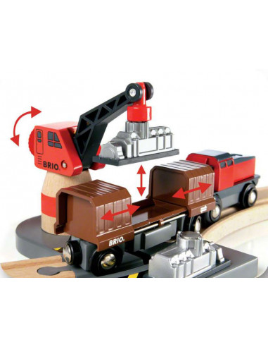 BRIO Circuit Activités Port - Jeu éducatif transport