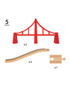 BRIO Double Pont Suspendu - Extension de circuit spectaculaire 2