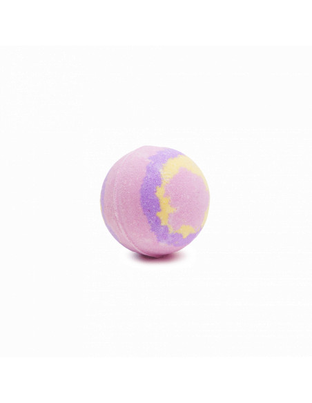 Boule bain rose - jaune - violet