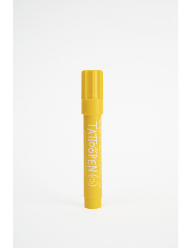 Tattoo pen - feutre temporaire jaune
