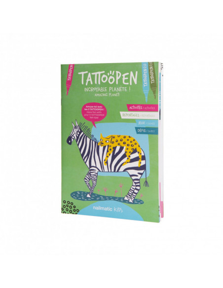 Cahier activites tattoopen planete