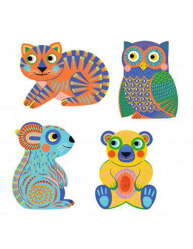 COLORIAGE MAGIQUE - ANIMALO-MA