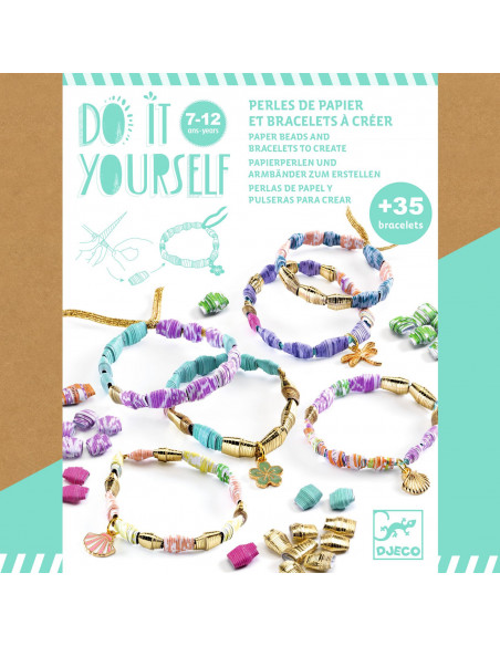 PERLES PAPIER DYI - CHICS ET DORES - FSC MIX