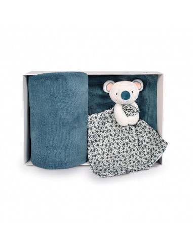Plaid et doudou - yoca le koala