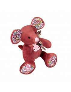 Copain calin - souris terracotta 25 cm 2