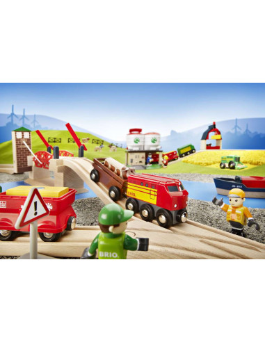 BRIO Pont Basculant - Accessoire interactif pour circuit