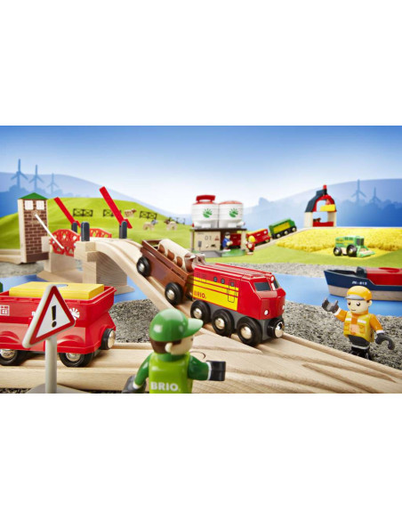 BRIO Pont Basculant - Accessoire interactif pour circuit