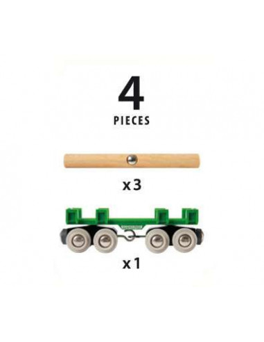 BRIO Wagon Convoyeur Bois