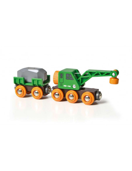 BRIO Wagon Grue Ingénieux - Accessoire de chargement mobile
