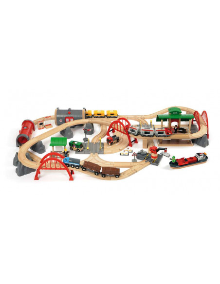 BRIO Circuit Chemin de Fer Deluxe - Jeu de construction