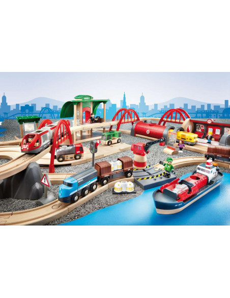 BRIO Circuit Chemin de Fer Deluxe - Jeu de construction