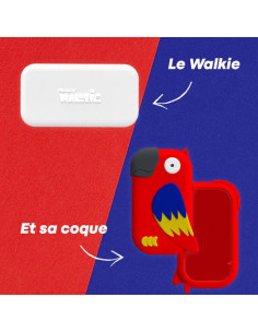 Money walkie - porte monnaie sans contact perroquet rouge 2